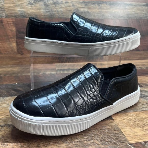 Sam Edelman Shoes - Sam Edelman Women's Lacey Black & White Slip on Sneakers Size 10